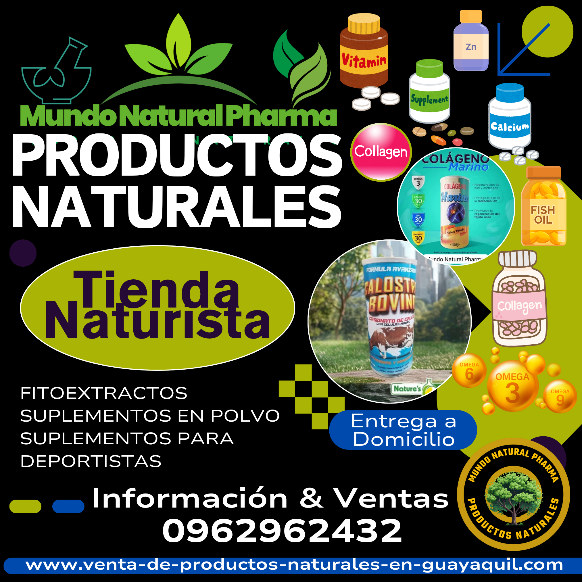 Venta de Productos Naturales en Guayaquil, Centro Naturista, Tienda Naturista. Los Mejores Productos Naturales de Guayaquil. Colágeno Hidrolizado